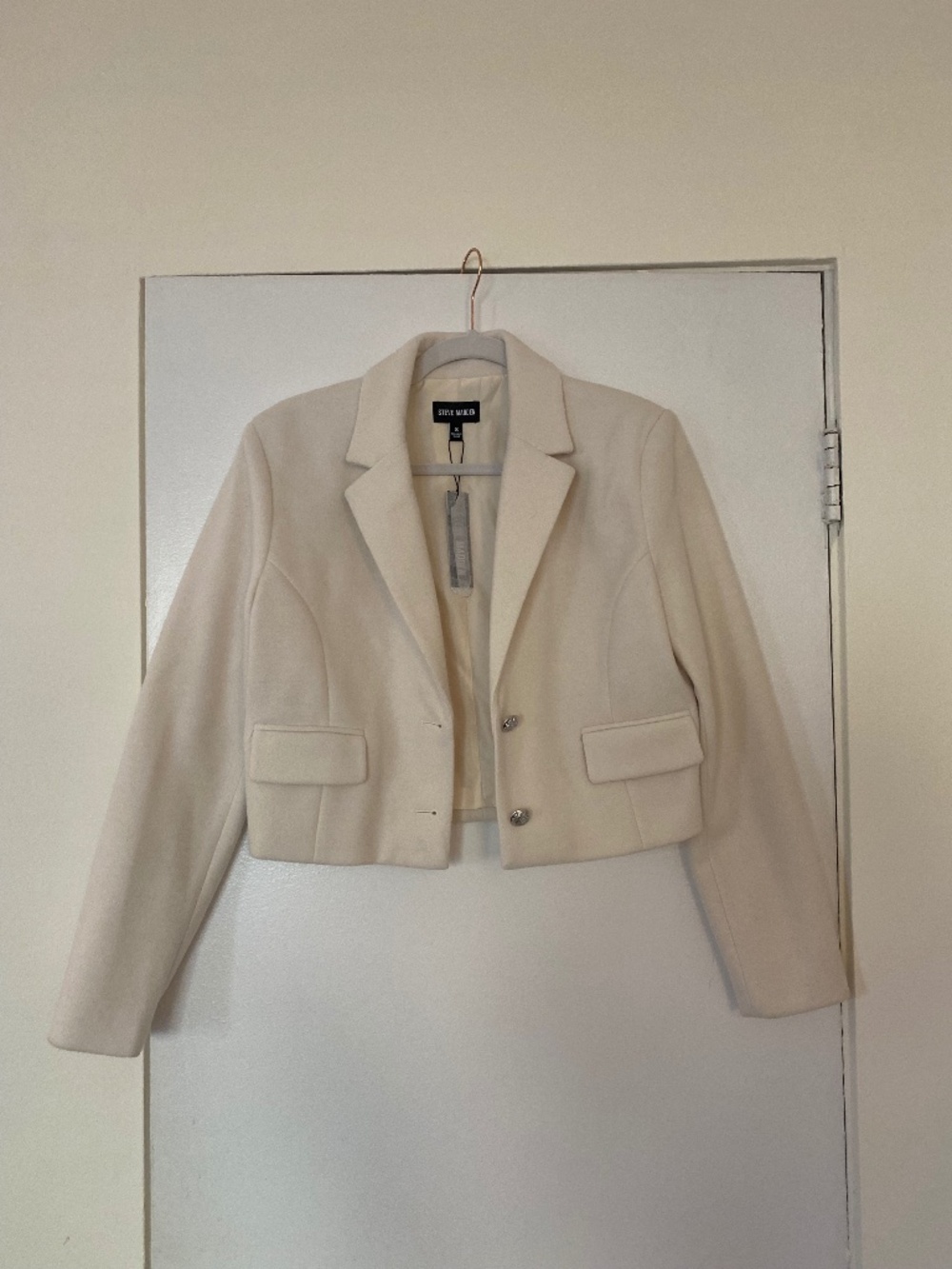 NWT Steve Madden Cream Blazer - Size Small